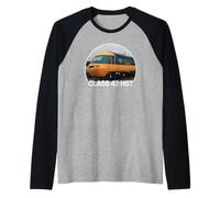 Class 43 HST High Speed Train British Locomotive Engine Raglan Baseball Tee