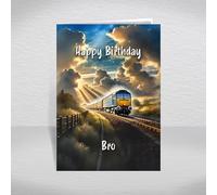 Class 47 Birthday Card for Bro - British Diesel Train Keepsake for Rail History Fans, BR Collectors & Locomotive Enthusiasts: Bro Birthday Card (Size A5)