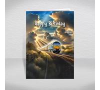 Class 47 Birthday Card for Friends & Family - British Diesel Train Keepsake for Rail History Fans, BR Collectors & Locomotive Enthusiasts: Birthday Card (Size A5)