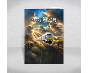 Class 47 Birthday Card for Friends & Family - British Diesel Train Keepsake for Rail History Fans, BR Collectors & Locomotive Enthusiasts: Birthday Card (Size A5)