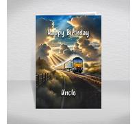 Class 47 Birthday Card for Uncle - British Diesel Train Keepsake for Rail History Fans, BR Collectors & Locomotive Enthusiasts: Uncle Birthday Card (Size A5)