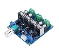 Class A Analog Circuit Power Amplifier Board 2 Channel Audio Amplifier Module DC24V 2A for Active Speakers Green Silver PCB Board