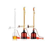 Class A Automatic Self-Zeroing Burette, 10/25/50ml - Borosilicate Glass with 1L/2L Reservoir(Brown Glass piston 25ml)