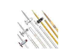 Class A Glass Burette - 10ml 25ml 50ml Borosilicate with PTFE Stopcock for Laboratory Titration(10ml Brown basic)