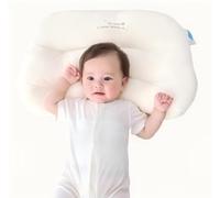 Class A Pure Cotton Baby Pillow,antibacterial, breathable and washable. Crafted with 60-count dense compact weave technology for enhanced softness, breathability and supportiveness（Ages 1-3）