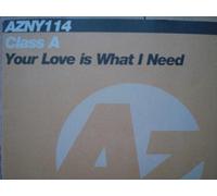 Class a - Your Love Is What I Need [12" VINYL]