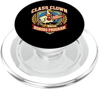 Class Clown Goofs Honors Program Funny School PopSockets PopGrip for MagSafe