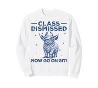 Class Dismissed Now Go On Git Funny Highland Cow Last Day Sweatshirt