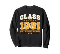 Class Of 1981 High School Graduation 80s Reunion Sweatshirt