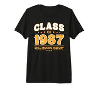 Class of 1987 High School Graduation 80s Reunion Premium T-Shirt