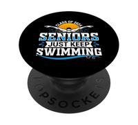 Class of 2024 Seniors Just Keep Swimming PopSockets Adhesive PopGrip
