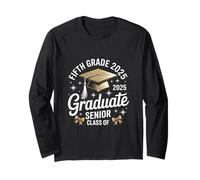 Class of 2025 5th Grade Graduate Stars Design Long Sleeve T-Shirt