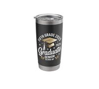 Class of 2025 5th Grade Graduate Stars Design Stainless Steel Insulated Tumbler