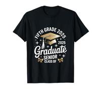 Class of 2025 5th Grade Graduate Stars Design T-Shirt