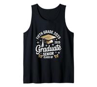 Class of 2025 5th Grade Graduate Stars Design Tank Top