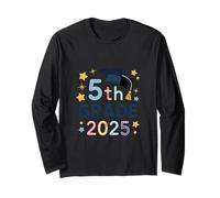Class of 2025 5th Grade Level Complete Gamer Theme Long Sleeve T-Shirt