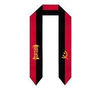 Class of 2025 Angola Flag Graduation Stoles Shawl Sash Scraf For Students Graduation Season