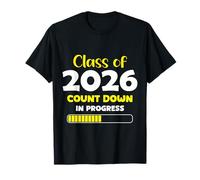 Class of 2026 Countdown in Progressing Back to School 2026 T-Shirt