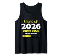 Class of 2026 Countdown in Progressing Back to School 2026 Tank Top