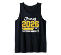 Class of 2026 Countdown Last First Day Back to School 2025 Tank Top