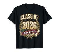 Class of 2026 Graduation Bold Senior Year T-Shirt