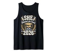 Class of 2026 Graduation, She Believed She Could Mastered It Tank Top