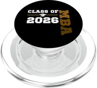 Class of 2026 MBA 26 Melanin Colors Black Student Graduation PopSockets PopGrip for MagSafe