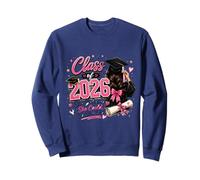 Class of 2026 Pink Graduate Girl She Did Sweatshirt