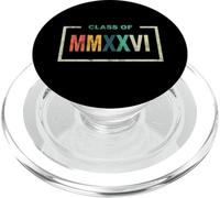 Class of 2026 Roman Numerals Math Retro PopSockets PopGrip for MagSafe