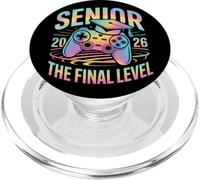 Class Of 2026 Senior Gamer Gaming The Final Level PopSockets PopGrip for MagSafe