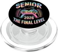 Class Of 2026 Senior Gamer Gaming The Final Level PopSockets PopGrip for MagSafe