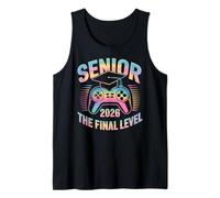Class of 2026 Senior Gamer Gaming The Final Level Tank Top