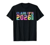Class of 2026 Senior Graduation Tie Dye Graduate Student T-Shirt