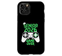 Class of 2026 Senior Video Game Over School Gamer Green Case for iPhone 11 Pro
