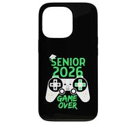 Class of 2026 Senior Video Game Over School Gamer Green Case for iPhone 13 Pro