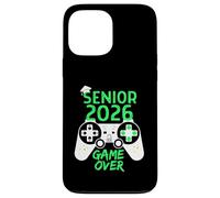 Class of 2026 Senior Video Game Over School Gamer Green Case for iPhone 13 Pro Max