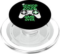 Class of 2026 Senior Video Game Over School Gamer Green PopSockets PopGrip for MagSafe