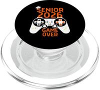 Class of 2026 Senior Video Game Over School Gamer Orange PopSockets PopGrip for MagSafe