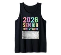 Class of 2026 Seniors We Run The School Final Level Sign My Tank Top