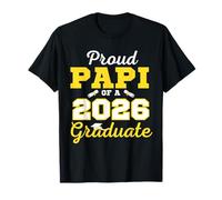 Class of 2026 Shirt Proud Papi of a 2026 Graduate T-Shirt