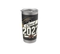Class of 2027 Senior Graduation Cap Diploma Keepsake Stainless Steel Insulated Tumbler
