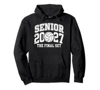 Class of 2027 Senior Volleyball Night The Final Set Pullover Hoodie