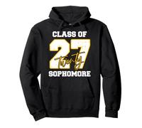 Class of 2027 Sophomore High School Back 2 School 10th Grade Pullover Hoodie
