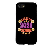 Class of 2028 senior Groovy Daisy Graduation Graduate Case for iPhone SE (2020) / 7/8