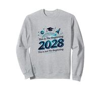 Class of 2028: This Is Just The Beginning Sweatshirt, Adult Unisex, Heather Grey, M