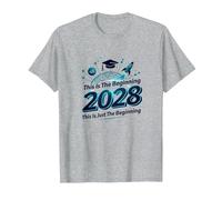 Class of 2028: This is Just The Beginning T-Shirt, Men, Heather Grey, M