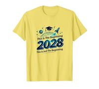 Class of 2028: This is Just The Beginning T-Shirt, Men, Lemon, M