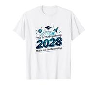 Class of 2028: This is Just The Beginning T-Shirt, Men, White, M