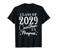 Class of 2029 Countdown in Progress Fun First Day Sophomore T-Shirt