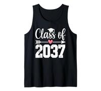 Class of 2037 Grow with Me First Day of School Graduation Tank Top